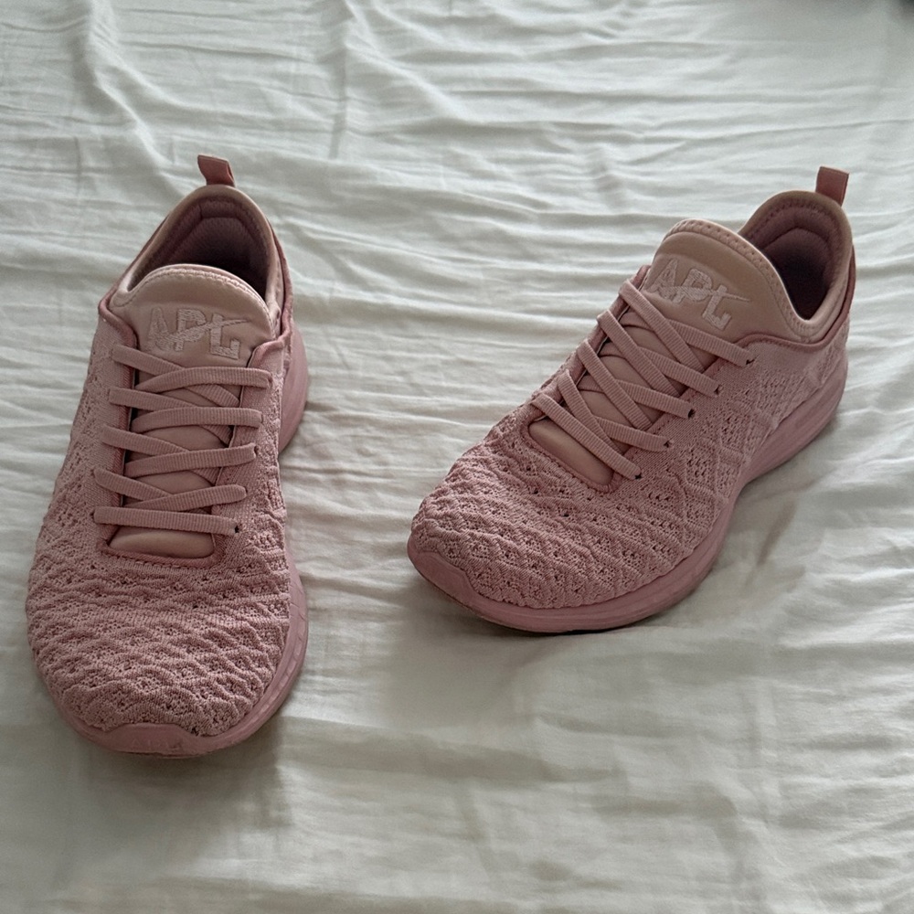 APL TechLoom Phantom Pink Knit Women's Sneakers